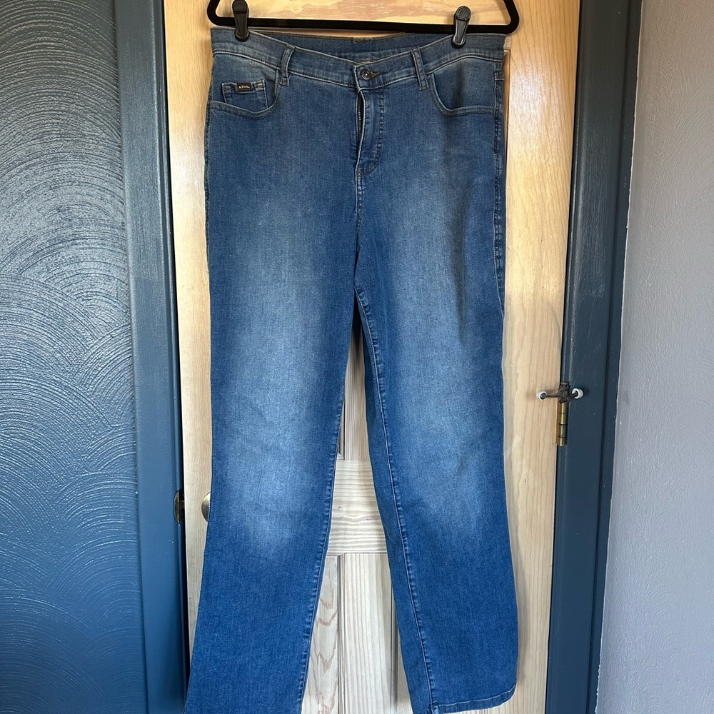 Kuhl Women's Straight Leg Jeans in Blue 14 Short